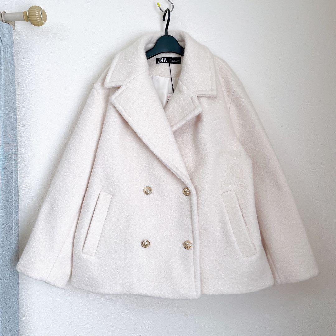 rabbit様✨️ZARA ダブルブレスト ブークレコート XL 今期 正規品