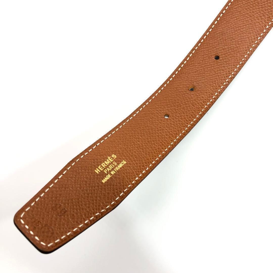 極美品✨箱付 エルメス Hバックル コンスタンス レザーベルト 〇Z刻印
