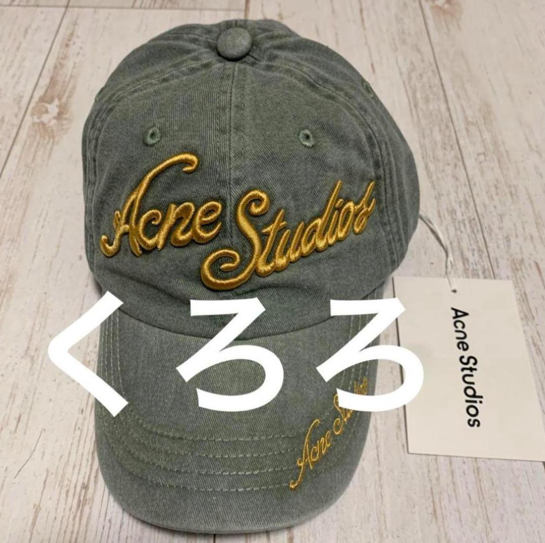 正規品】Acne Studios アクネ ストゥディオズ ロゴ キャップ - メルカリ