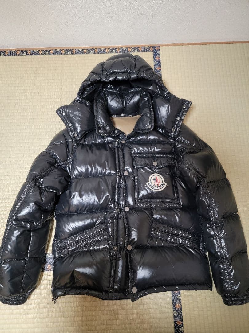 モンクレール moncler K2 ダウンジャケット 黒　ブラック　サイズ1 正規品 moncler k2 モンクレール 黒 ダウンジャケット サイズ1 - メルカリ