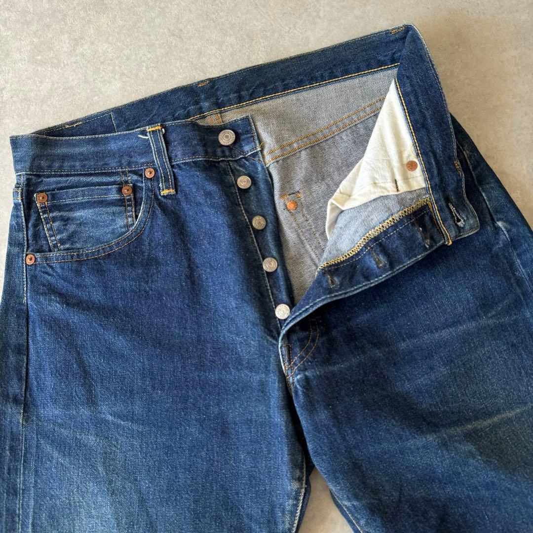 90s LEVI'S 501XX BigE 555 バレンシア 55年モデル復刻 - メルカリ