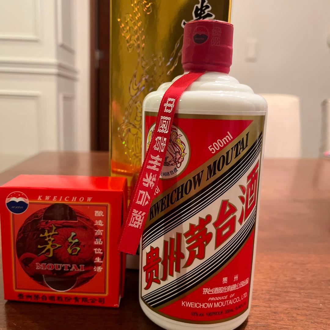 【新品】Kweichow Moutai 500ml 53% 天女ラベル 貴州茅台酒 天女ラベル 2021年 箱付 正規品 白酒 2021/4/21製造 53