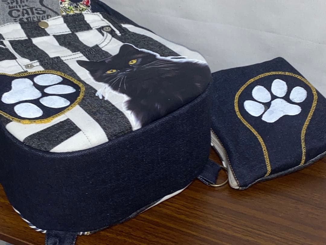 しいねちゃん様専用ページ 黒ネコ☆リュック対応☆ワンショルダー