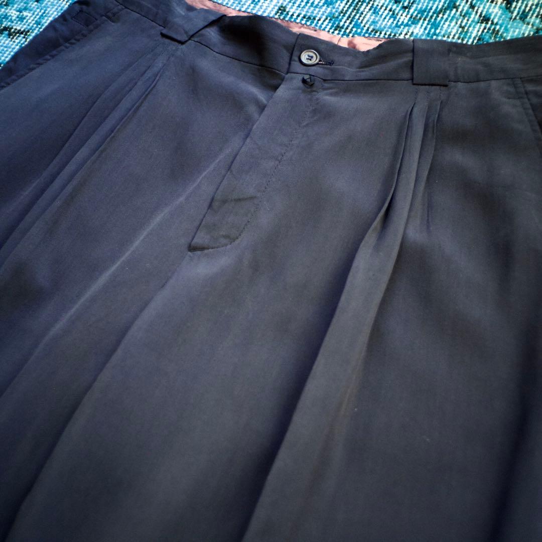 パンツ 80s 90s EURO \"CARAMELO\" 3-tuck trousers