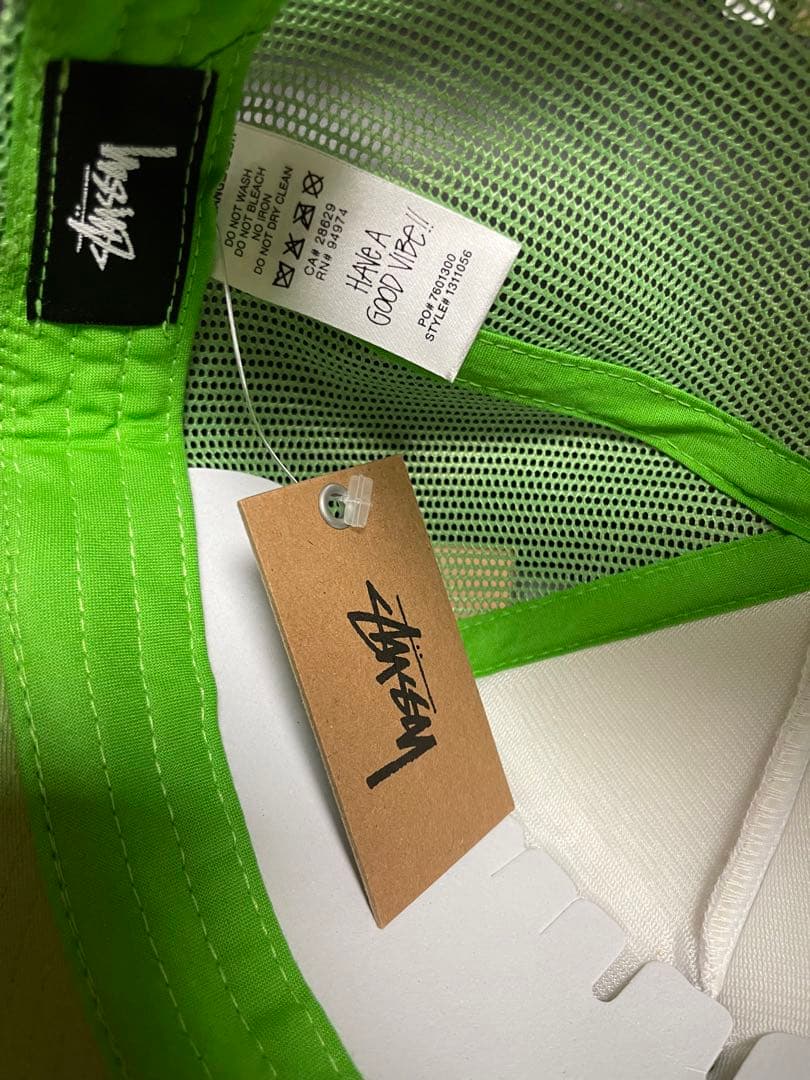 STUSSY CROWN STOCK TRUCKER CAP 緑 - メルカリ