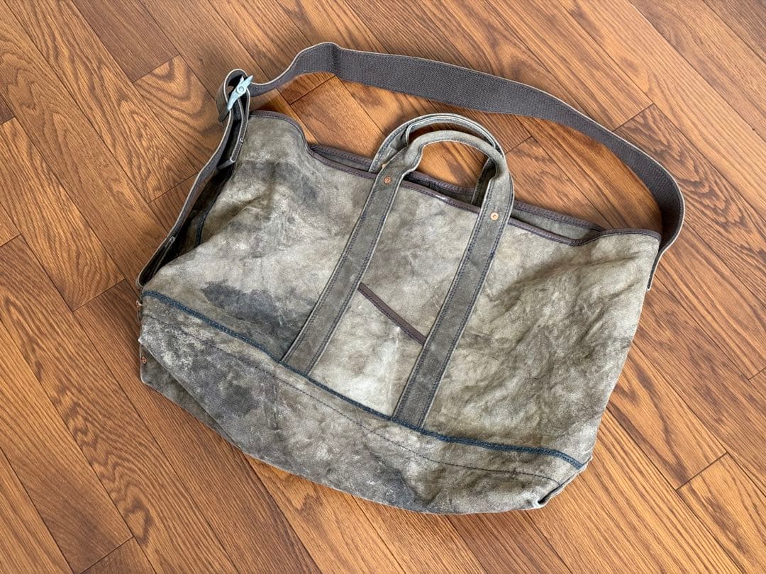 NICENESS P.I.LEDZ 柿渋染めトートバッグ ショルダーバッグ