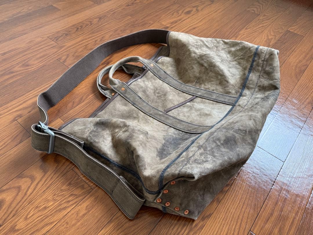 NICENESS P.I.LEDZ 柿渋染めトートバッグ ショルダーバッグ