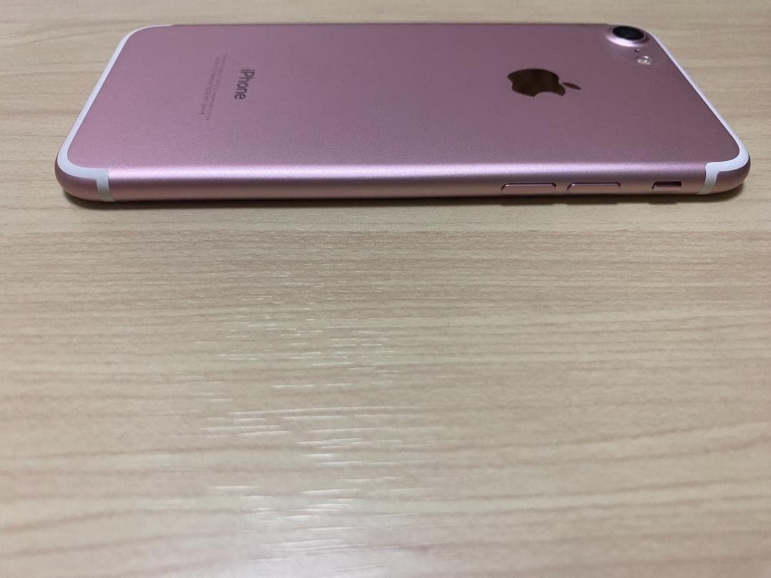 iPhone7 ローズゴールド ピンク系 SIMフリー 本体 バッテリー98