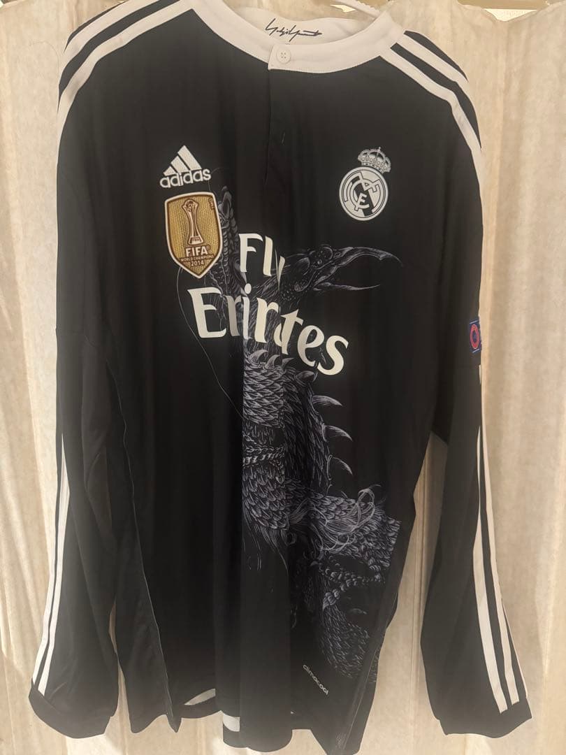 レアルマドリード 14/15 サード 長袖ロナウド 7 ドラゴン柄 ユニフォーム 新品】adidas Y-3 レアルマドリード 14/15 3rd ユニフォーム ロナウド