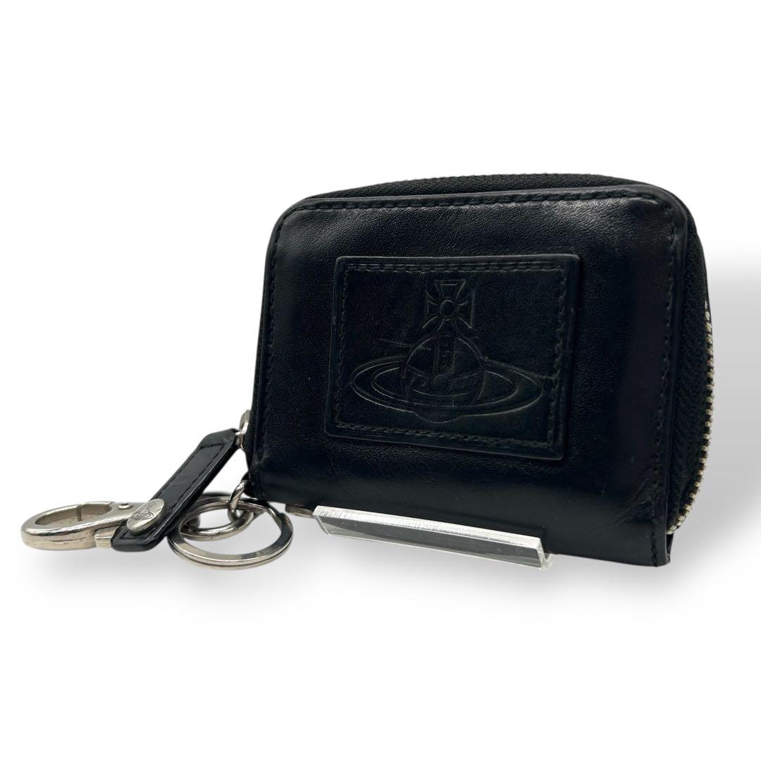 良品 2030 Vivienne Westwood ケース キーリング 黒 ヴィヴィアンウエストウッド Vivienne Westwood キーケース 5連