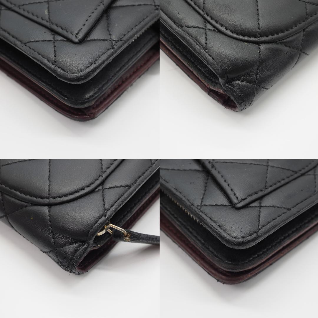 キティちゃん様専用】CHANEL シャネル マトラッセ 二つ折り財布 ミドル