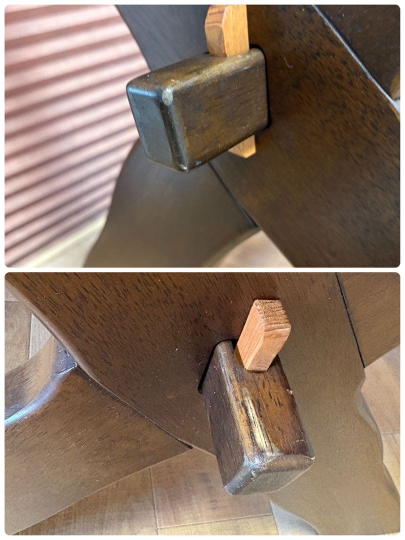 カリモク ルスティック ダイニングテーブル 訳あり 125㎝ - メルカリ