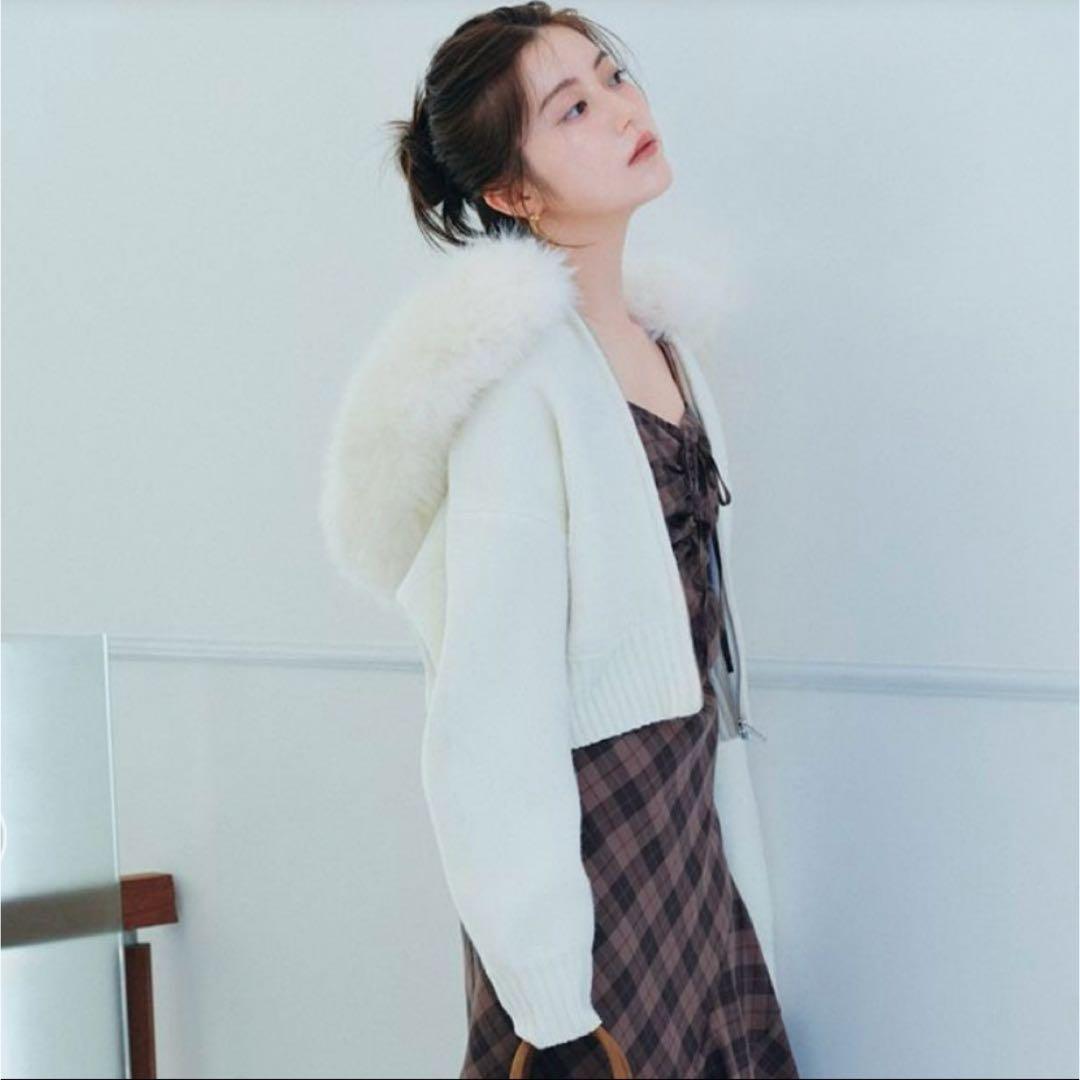 新品未使用】SNIDEL♡USAGI ONLINE限定ファーフードパーカー - メルカリ