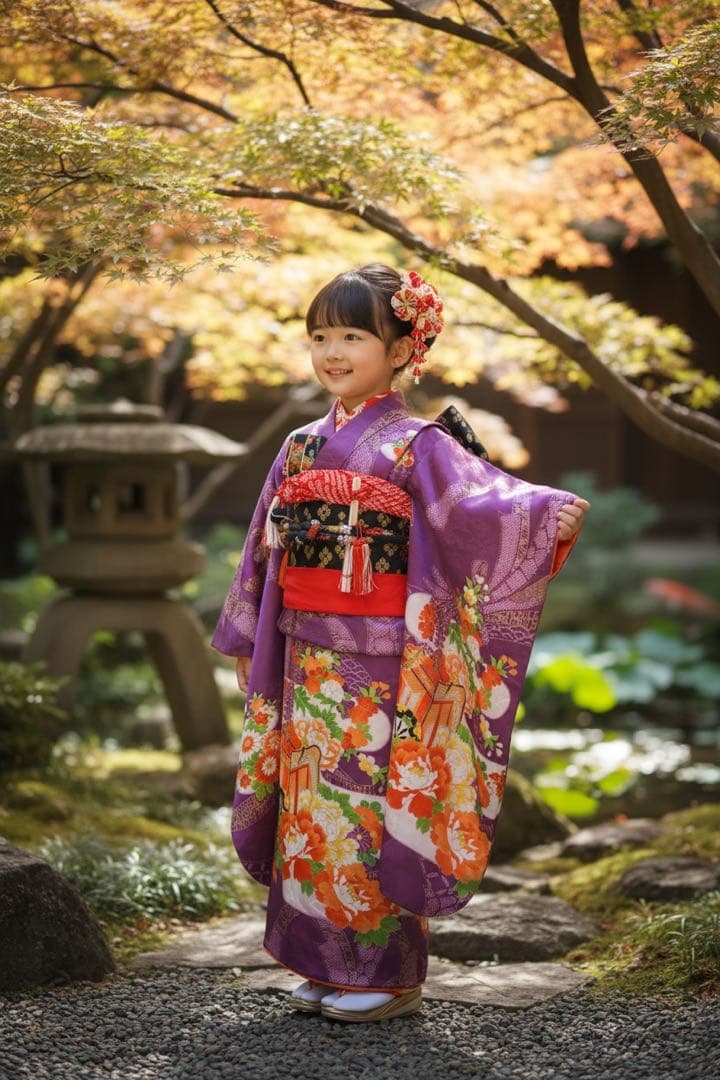 訳あり特価品♡七五三　7歳　女の子　フルセット　一式　貝島はるみ