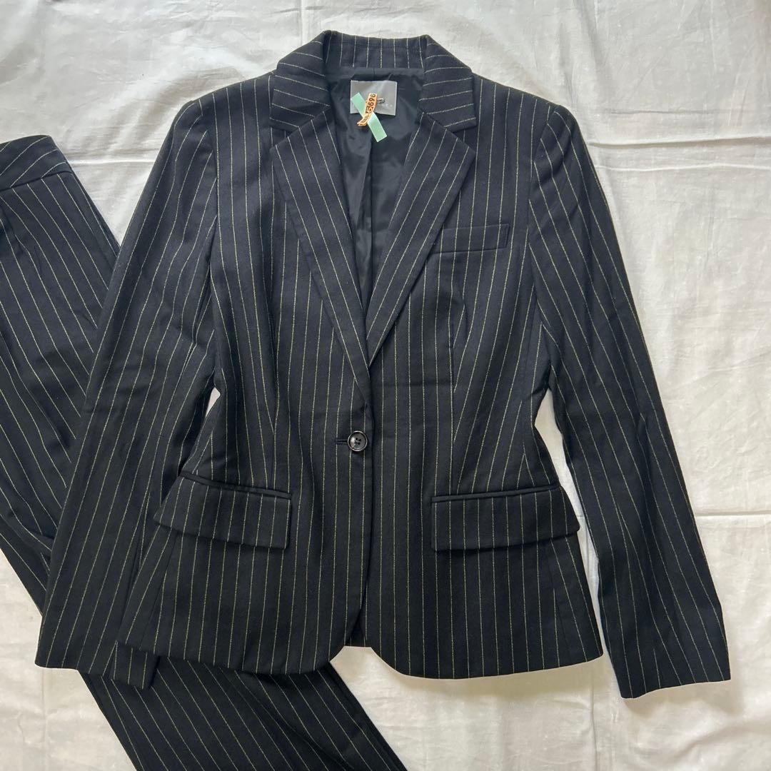 theory luxe パンツスーツ セットアップ ストライプ 日本製 - メルカリ