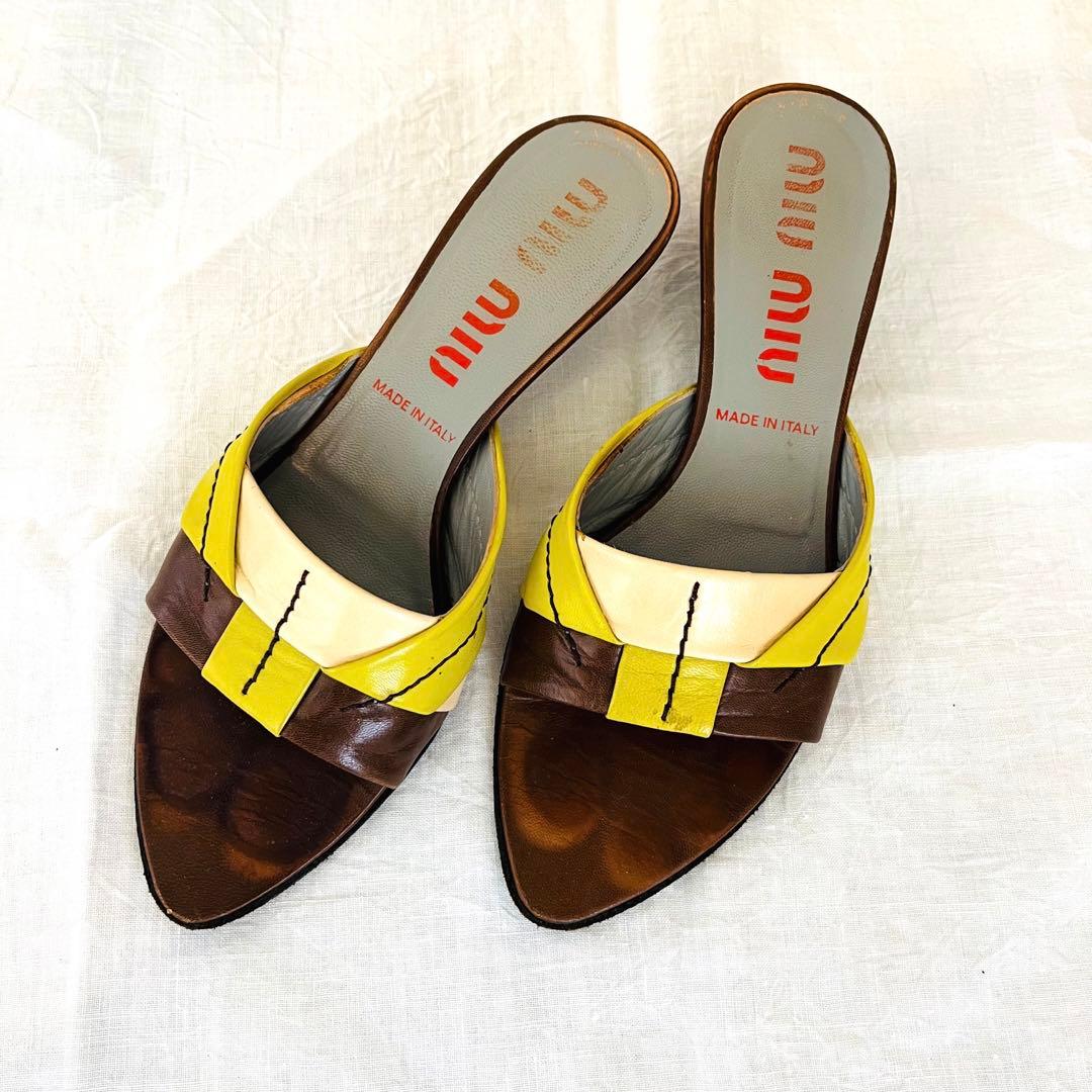 MIU MIU ミュウミュウ 2000年前後レトロミュール - メルカリ