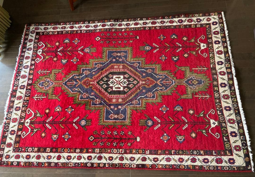 手織りウールペルシャラグ 約150×215センチ ペルシャ絨毯（手織り）約150×200cm – Persiadirect