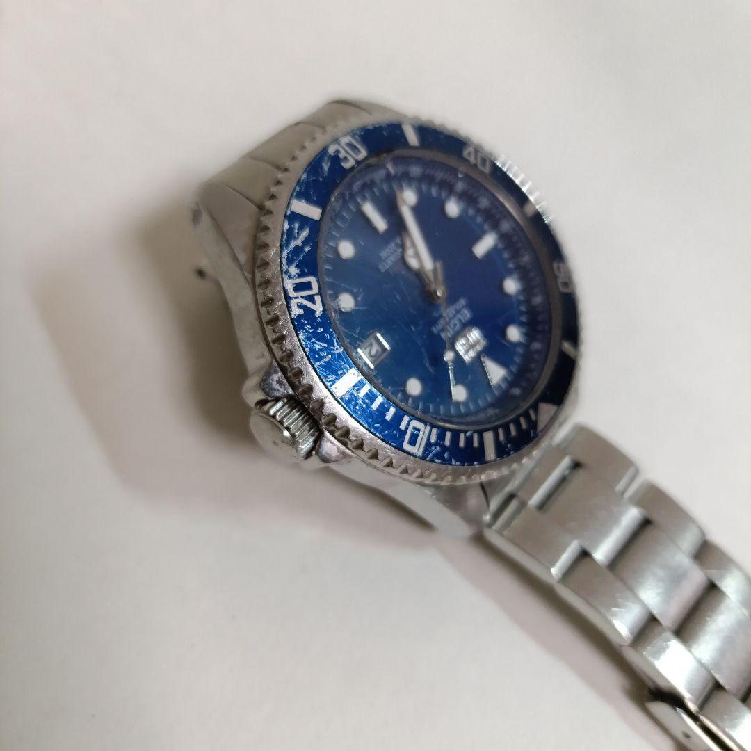 ELGIN エルジン ソーラー腕時計 アナログ ダイバー FK-1426-FL - メルカリ