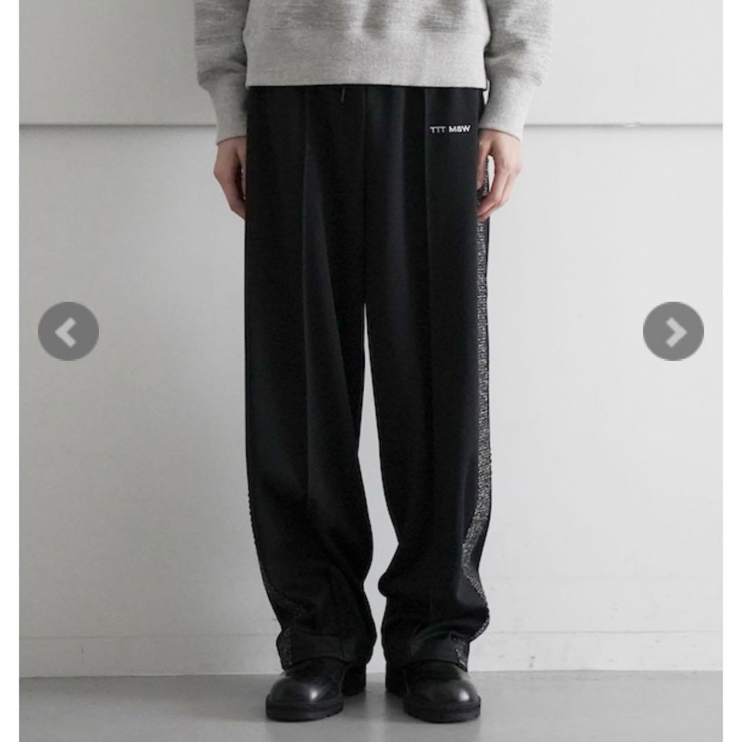 ttt msw】 Track suit wide pants ブラック M - メルカリ
