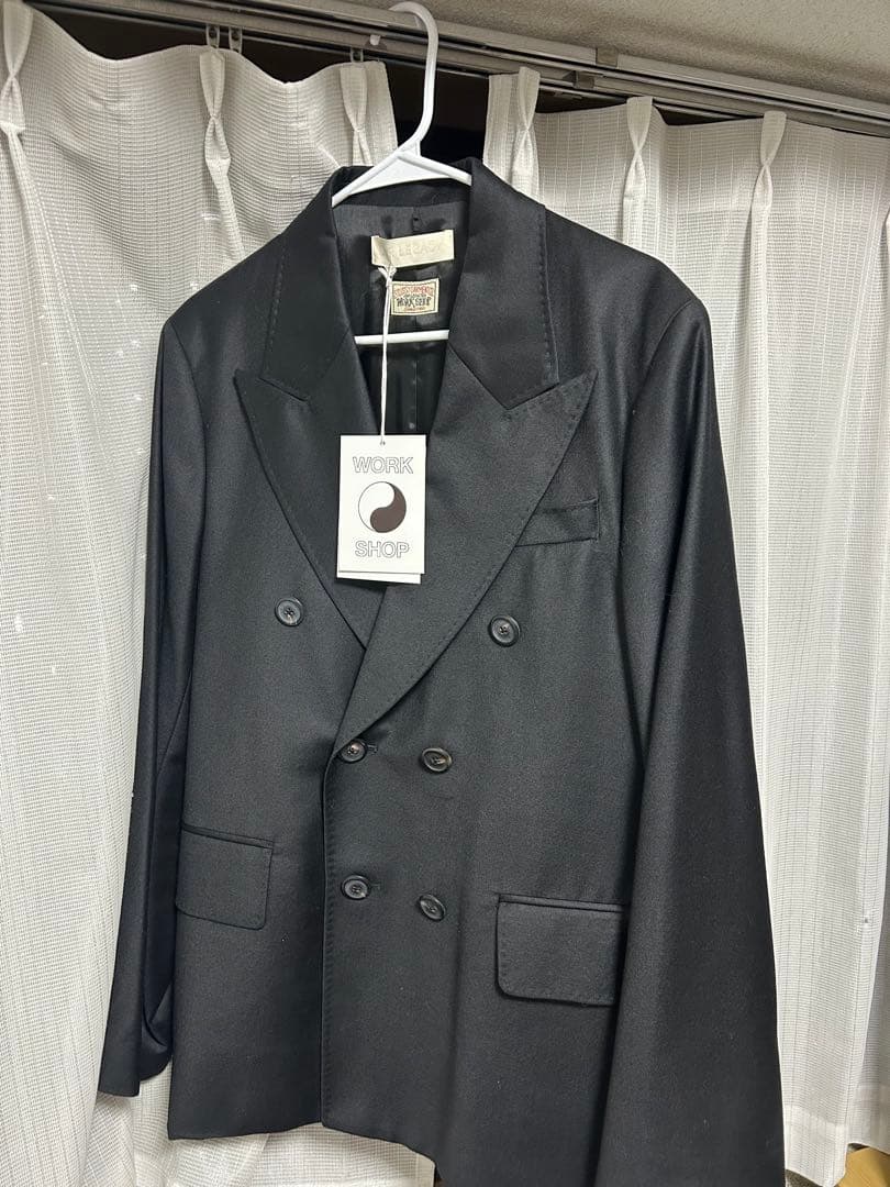 Our legacy×stussyUNCONSTRUCTED DB BLAZER Our Legacy - Unconstructed DB Blazer Tan Linen