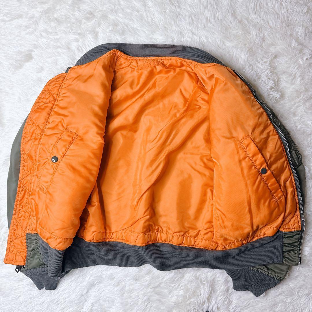 アルファ MA-1 カーキ M 80s IDEAL USA製 短丈 y2k - メルカリ