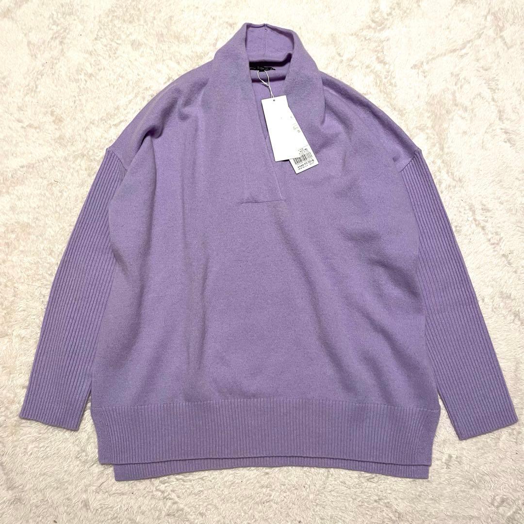 未使用✨23区【洗える】ウールカシミヤ ニット セーター L ゆったり 滝沢眞規子さん着用/洗える】ウールカシミヤ クルーネック ニット / 23