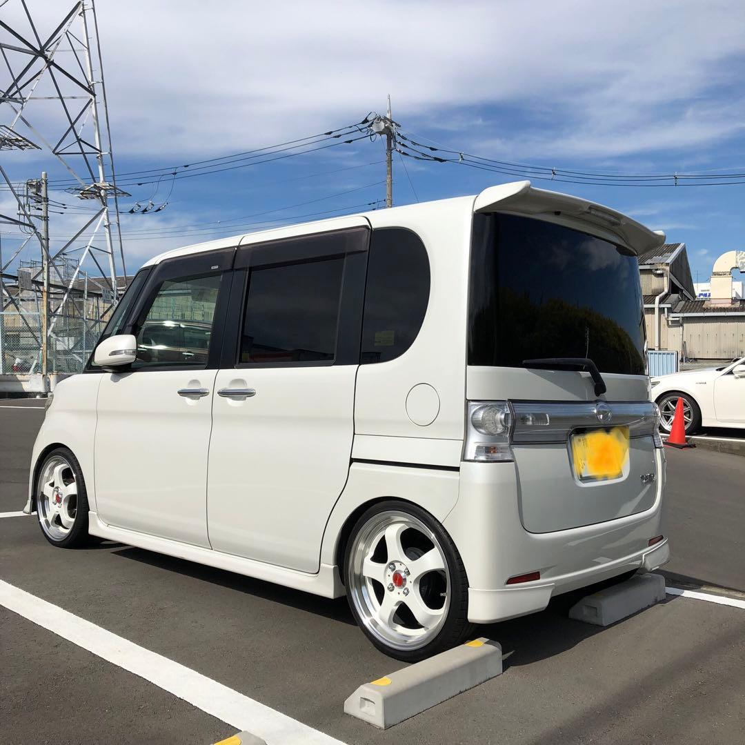 タントカスタムL375S純正オプション大型リアウイングスポイラー