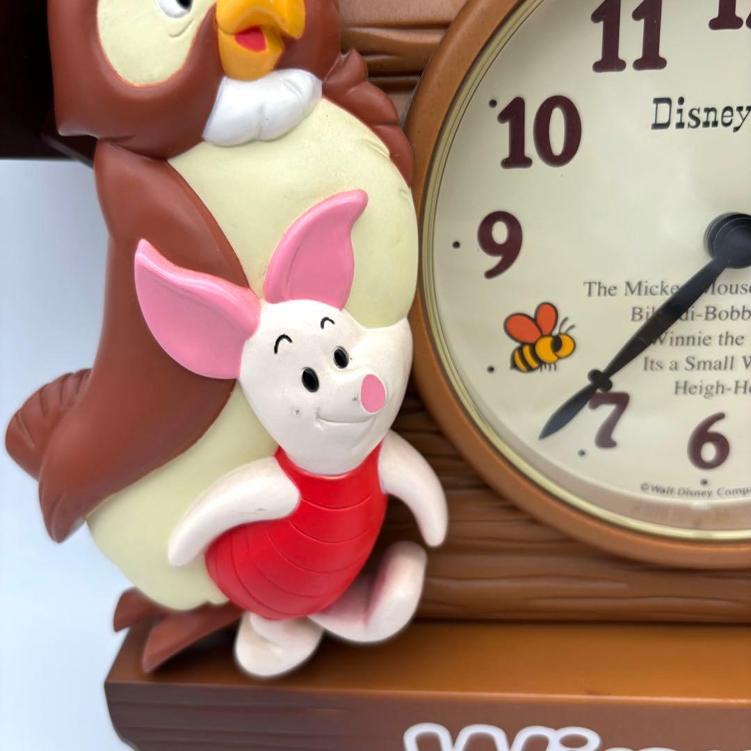 廃盤品 プーさん 振り子時計 希少 ディズニー 壁掛け時計 - メルカリ