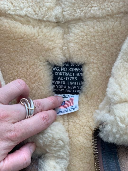 preloved購入 AVIREX B-3 コート 40 ロンハーマン 根岸 - メルカリ