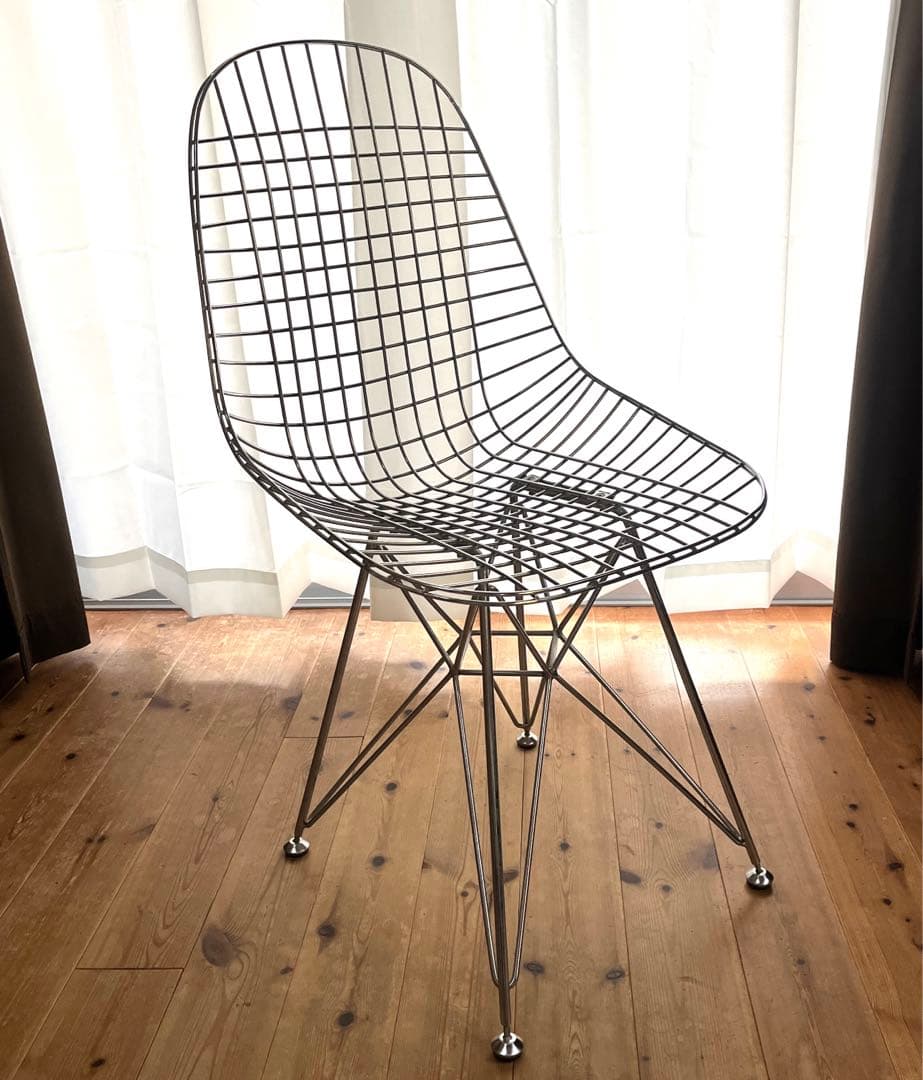 シェルチェア　ワイヤーチェア　シルバー 楽天市場】【完成品/組立済】シェルチェア DKR ワイヤーチェア シート