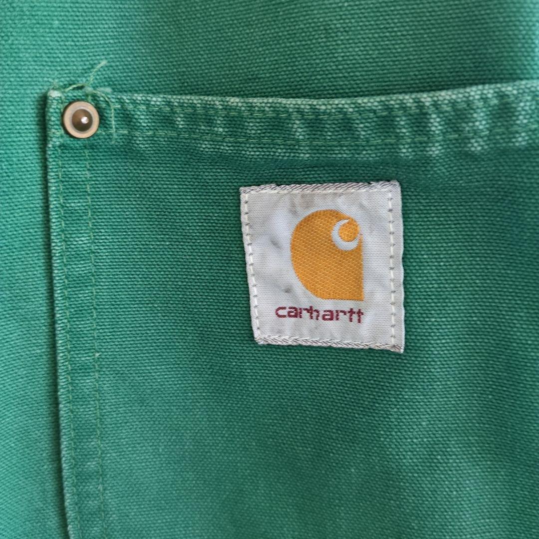 希少カラー】カーハート カバーオール チョアコート 90s グリーン