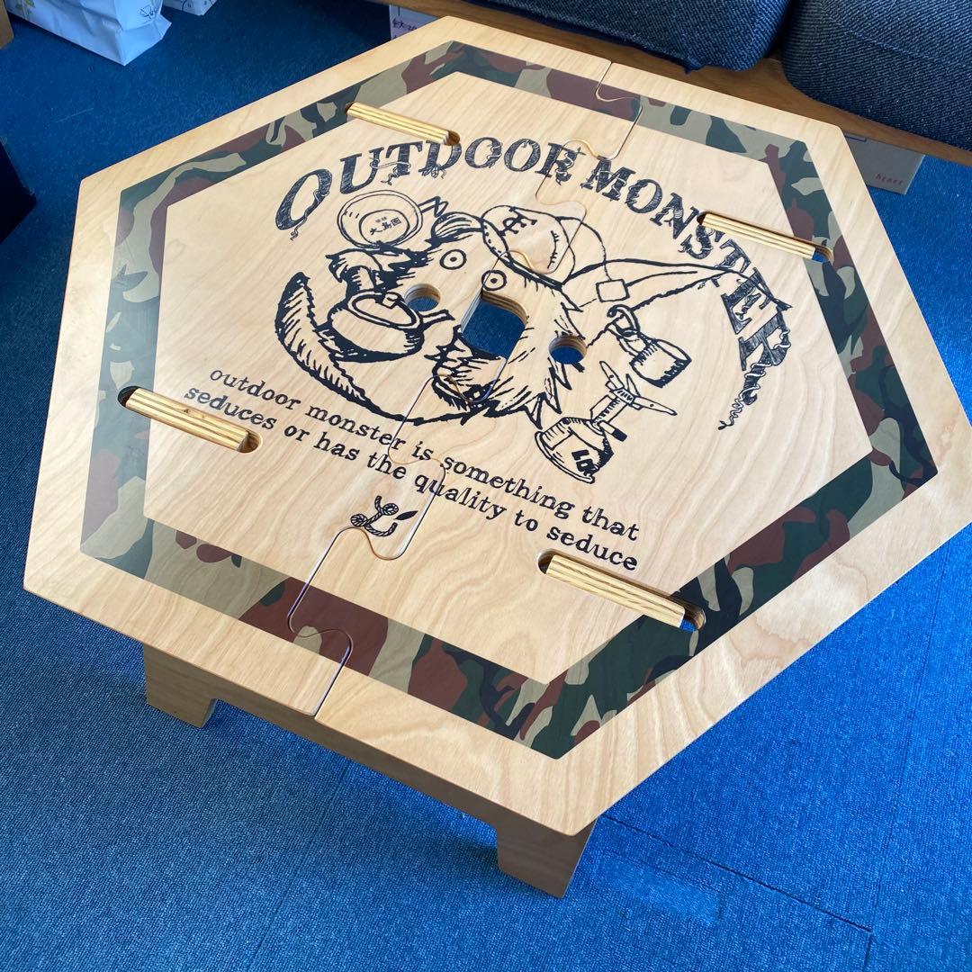 thearth ざぁ〜ス 大島園 アウトドアモンスター ヘキサテーブル コラボ