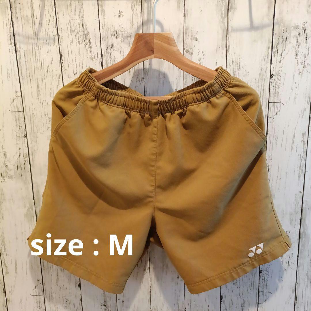 YONEX Mサイズ ハーフパンツ キャメルゴールド テニス バドミントン