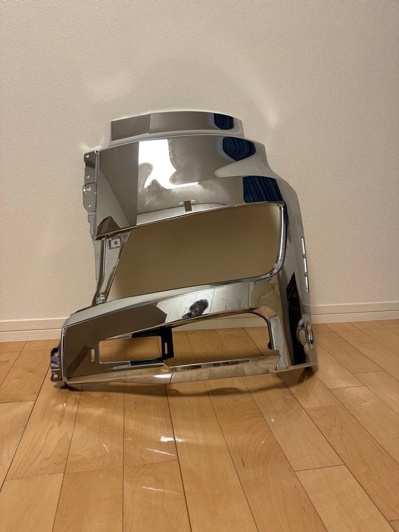 日野 17プロフィア 純正メッキバンパー新車外し ウォッシャー付き 17