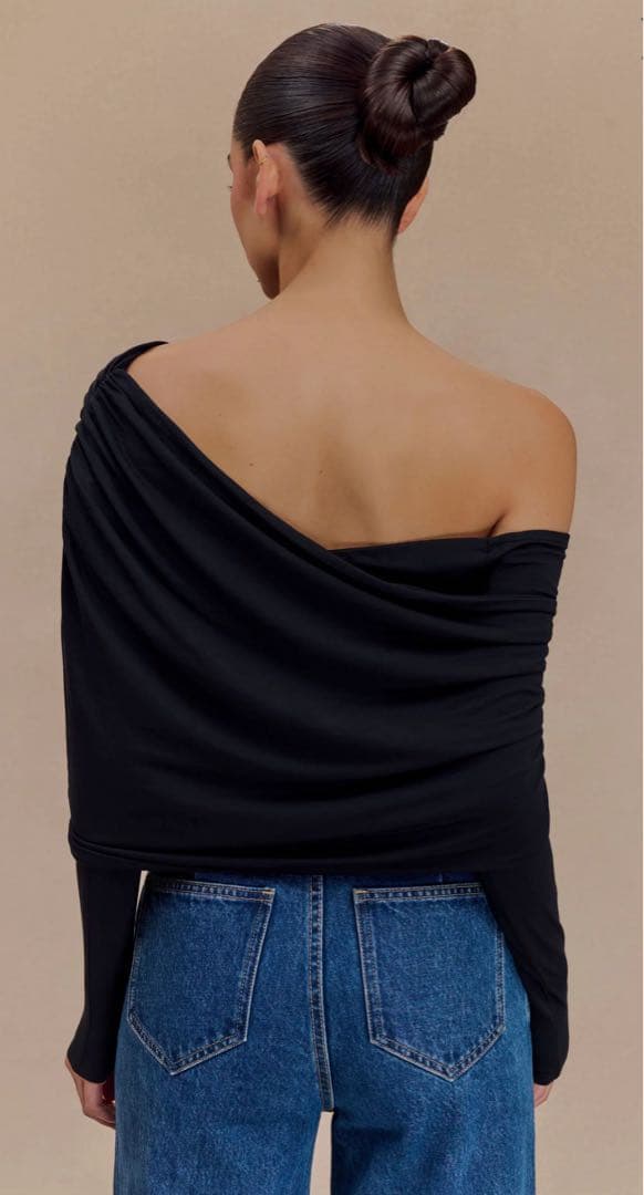 新 モデルファッション - MESHKI 黒アイボリー ベアトップ・チューブ