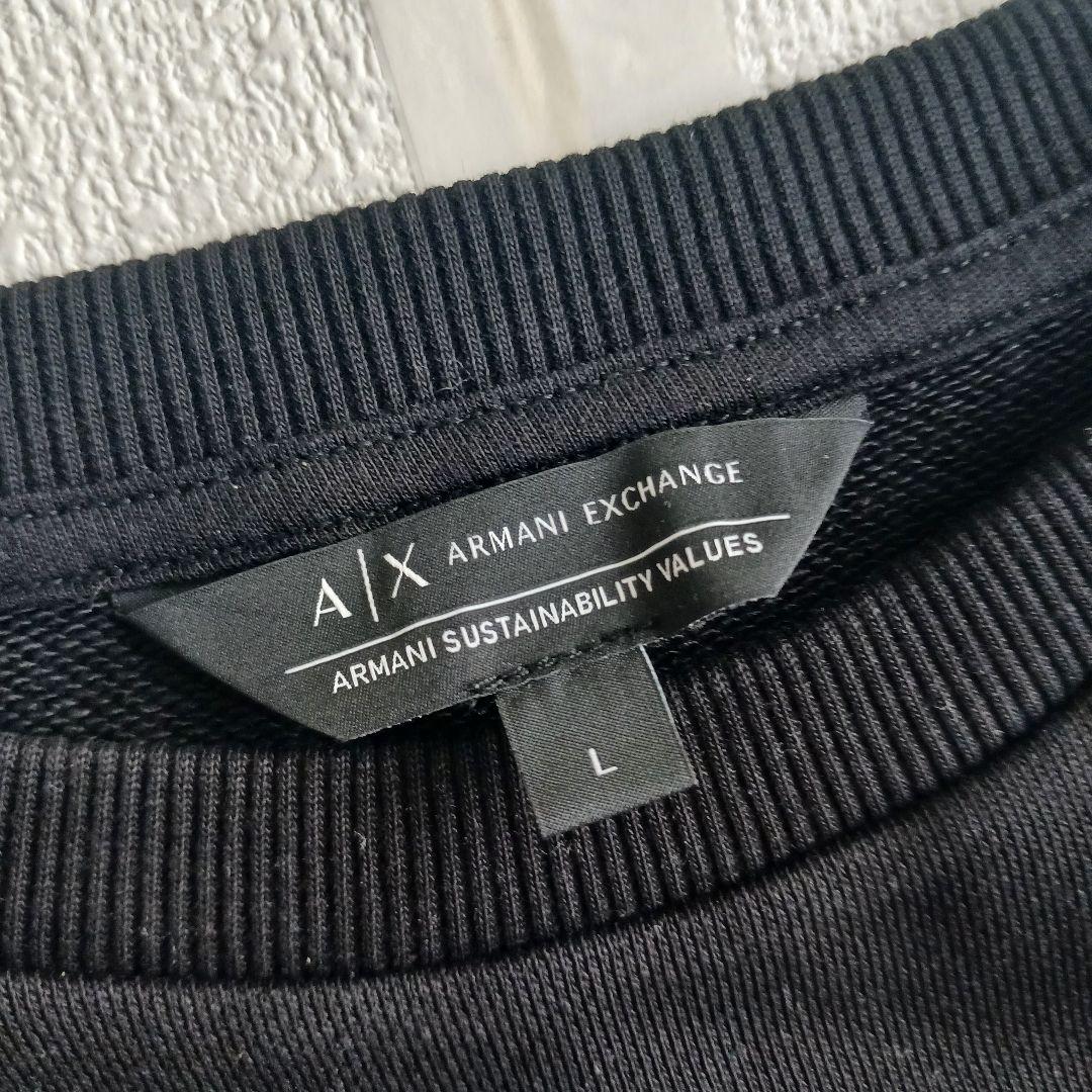 美品✨アルマーニエクスチェンジ スウェット ワンピース ひざ丈 ミニ L