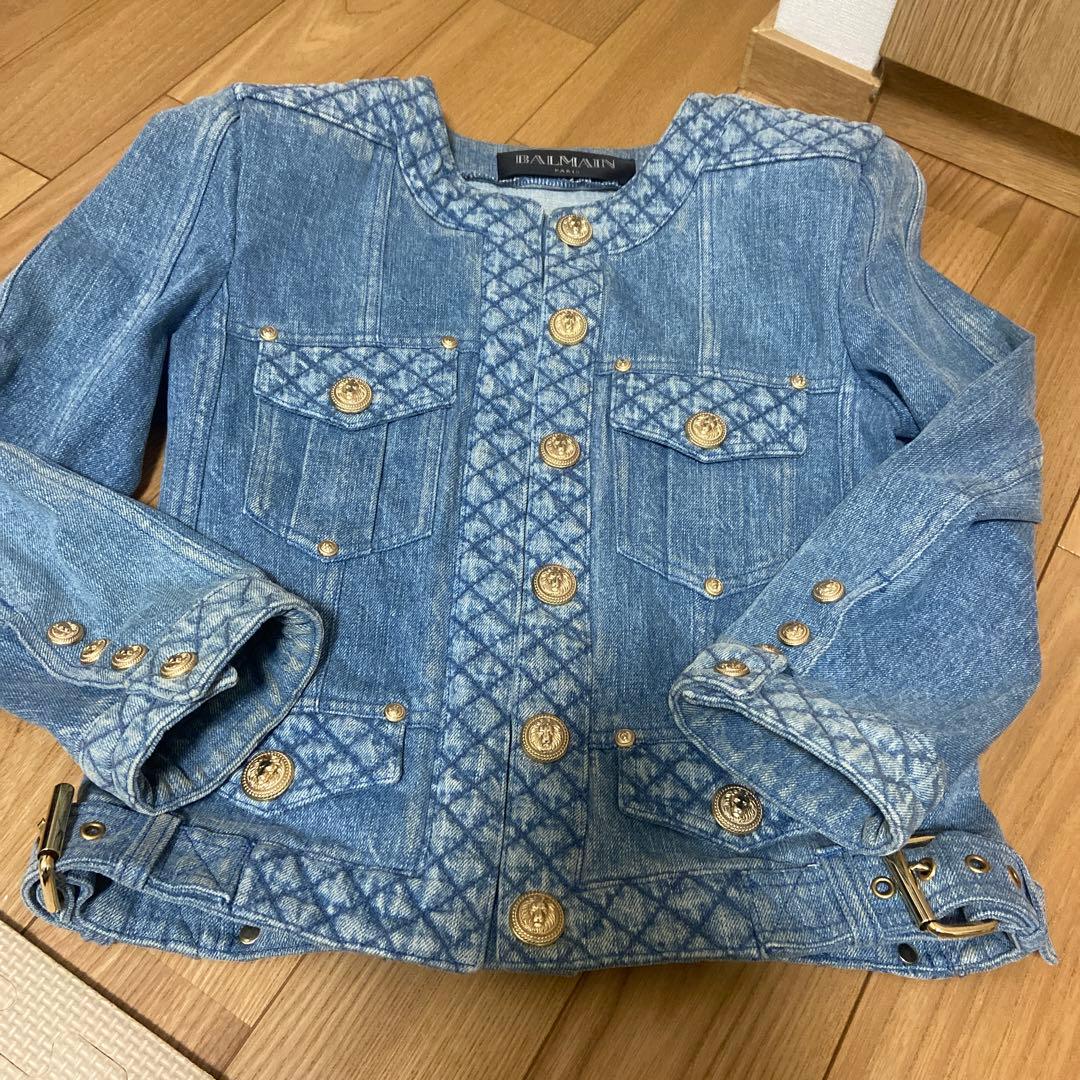 Y様専用◇BALMAIN デニムジャケット ショート - メルカリ