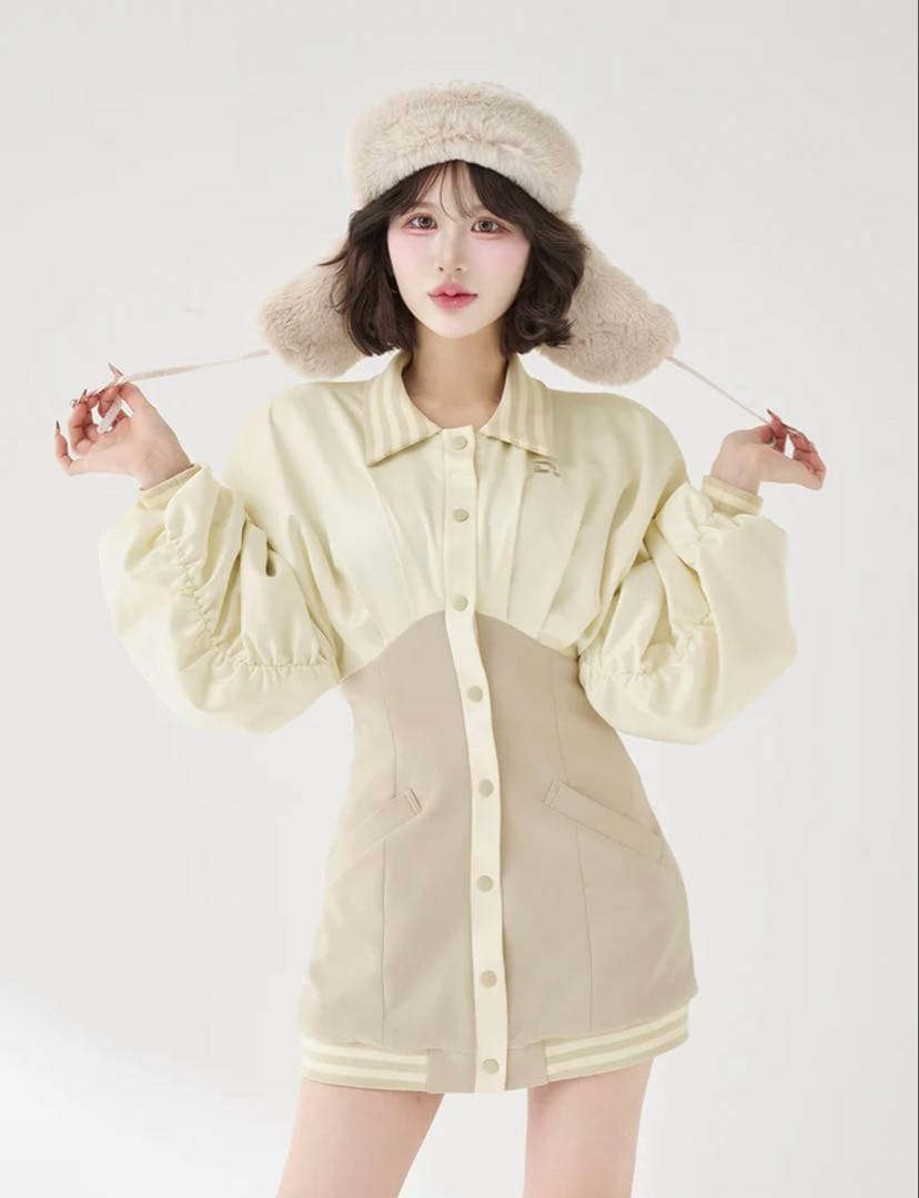 Darich ドルマンスリムスカジャンミニワンピース ドルマンスリムスカジャンミニワンピース – Darich (ダーリッチ)