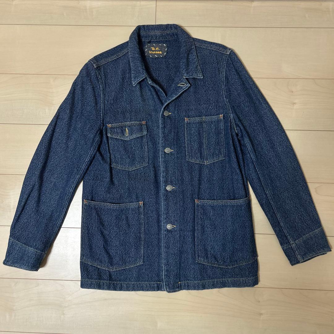 完売品　ロンハーマンヴィンテージ　ヘリンボーン　カバーオール 中古・古着通販】Ron Herman (ロンハーマン) ヒッコリーカバーオール