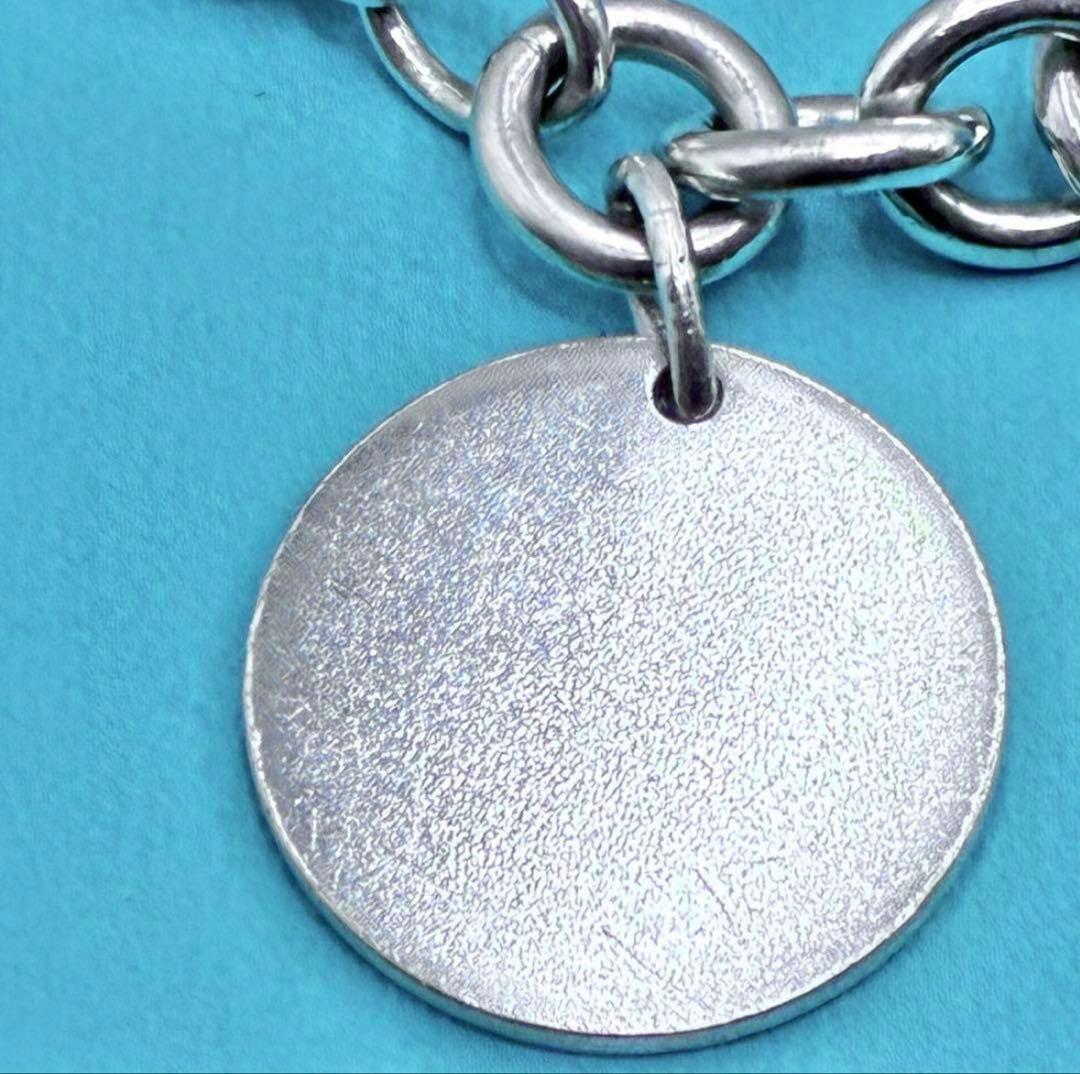 ティファニー リターントゥ ラウンドタグ ブレスレット シルバー 箱