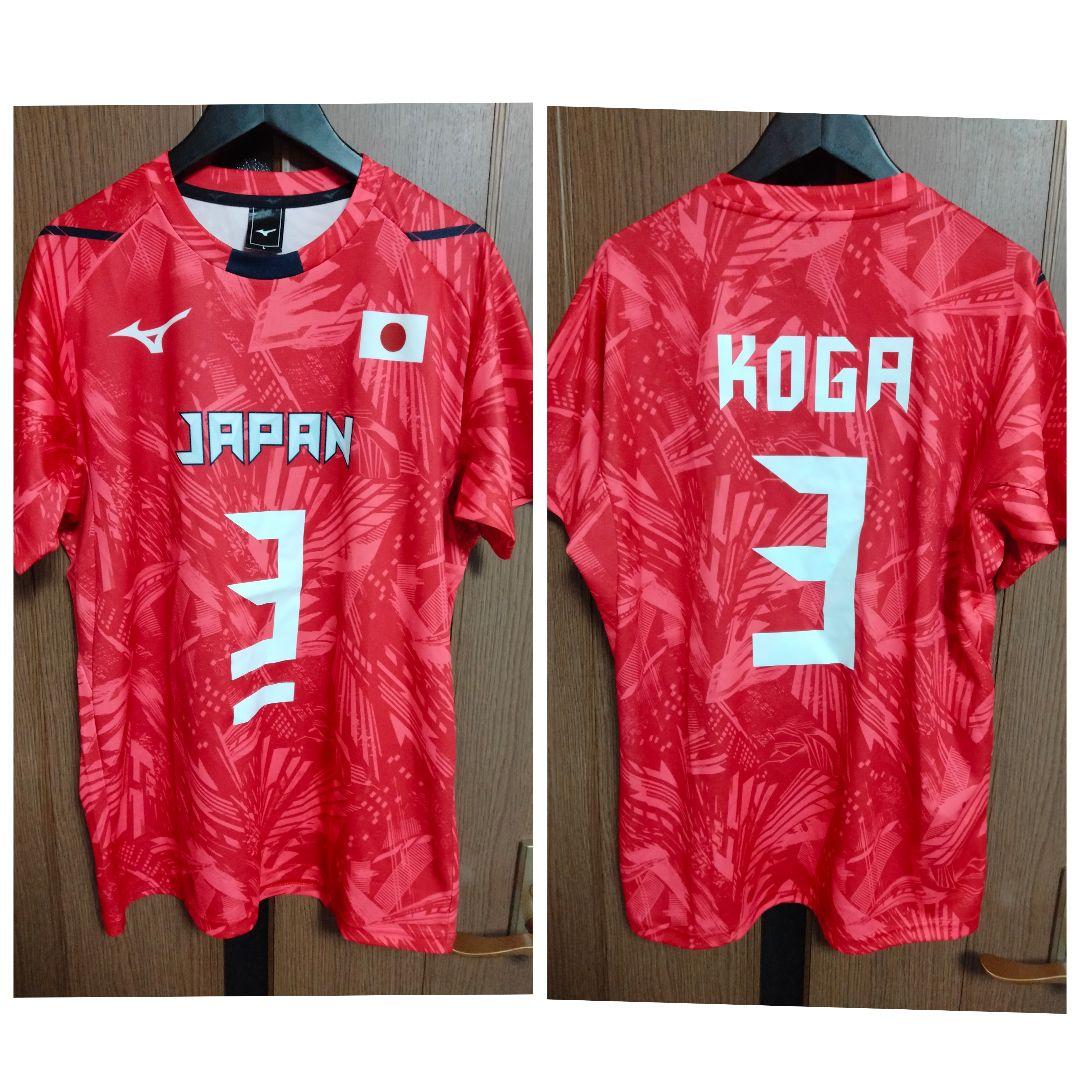 ミズノ バレーボール女子日本代表 古賀紗理那 #3 ユニフォーム Tシャツ ミズノ バレーボール女子日本代表 古賀紗理那 #3 ユニフォーム Tシャツ