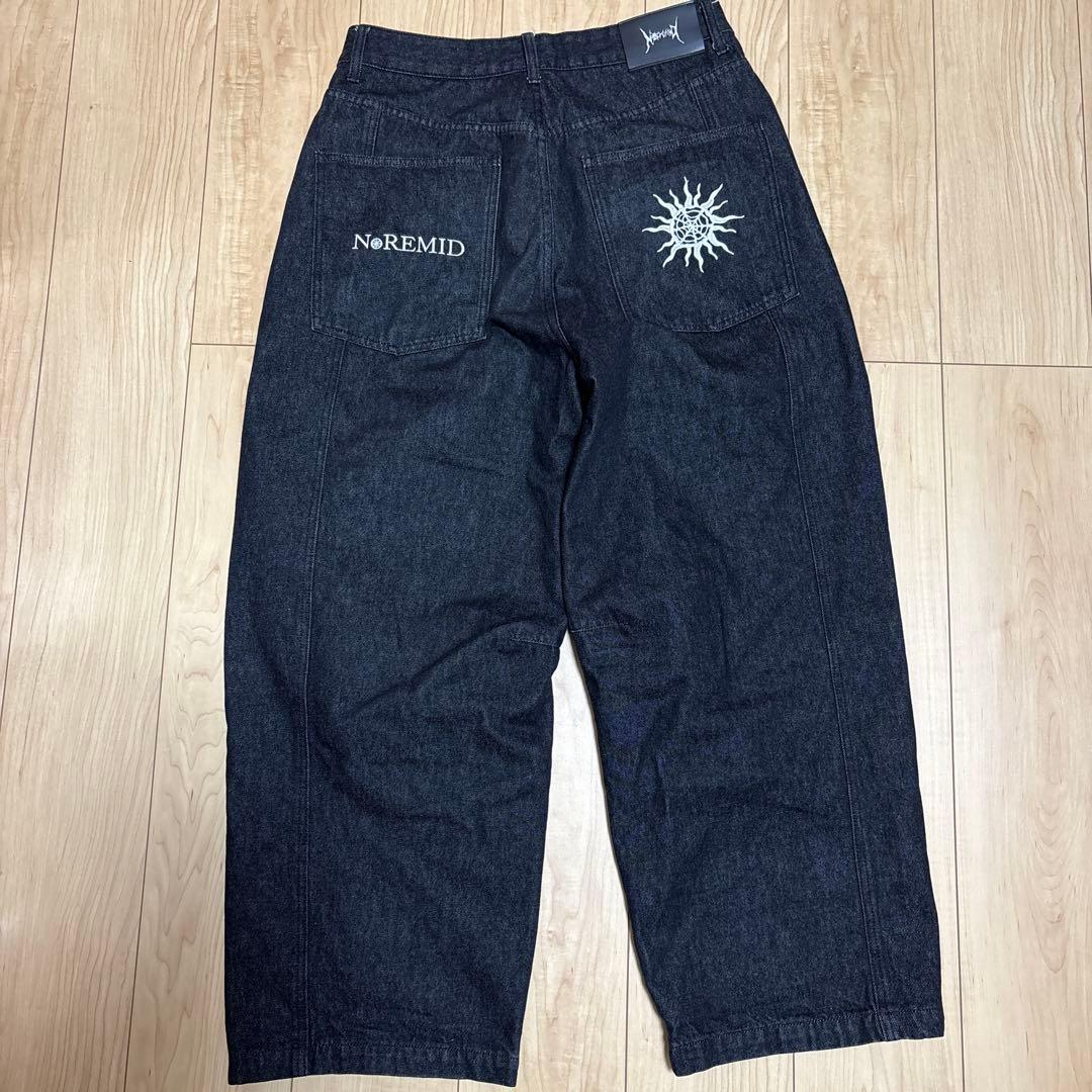 NOREMID リジットスーパーバギーデニム（BLACK） L - メルカリ