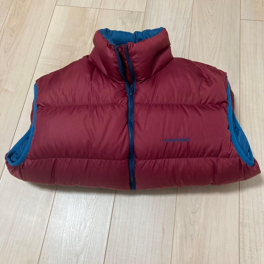 旧タグ 90s モンベル ダウンベスト 肉厚 リバーシブル - メルカリ