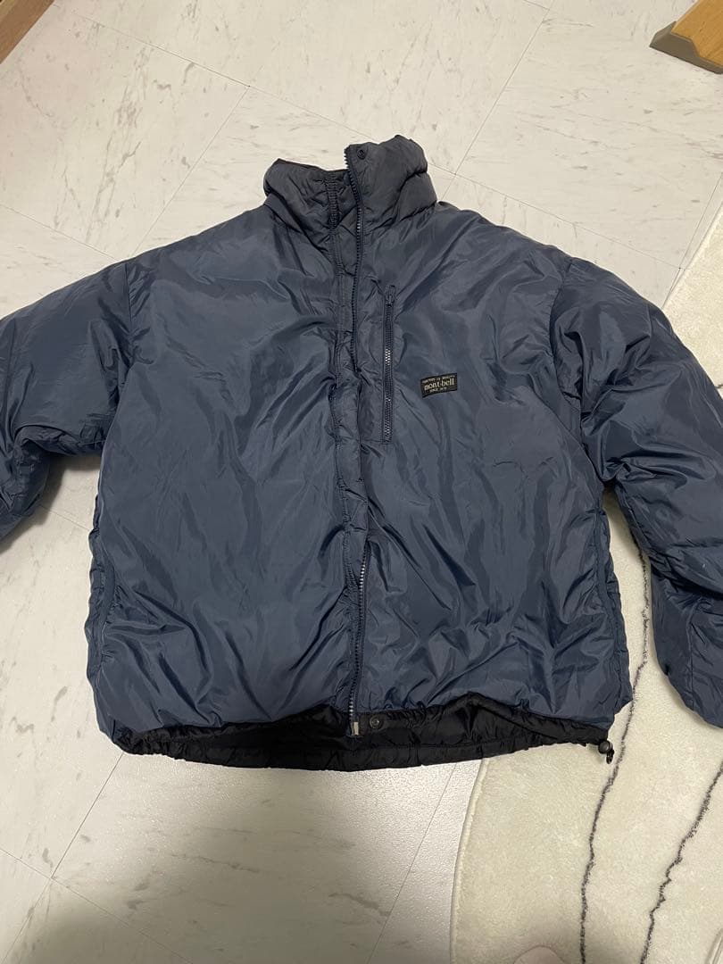 mont-bell 90s リバーシブルダウンジャケット 黒 紺 - メルカリ