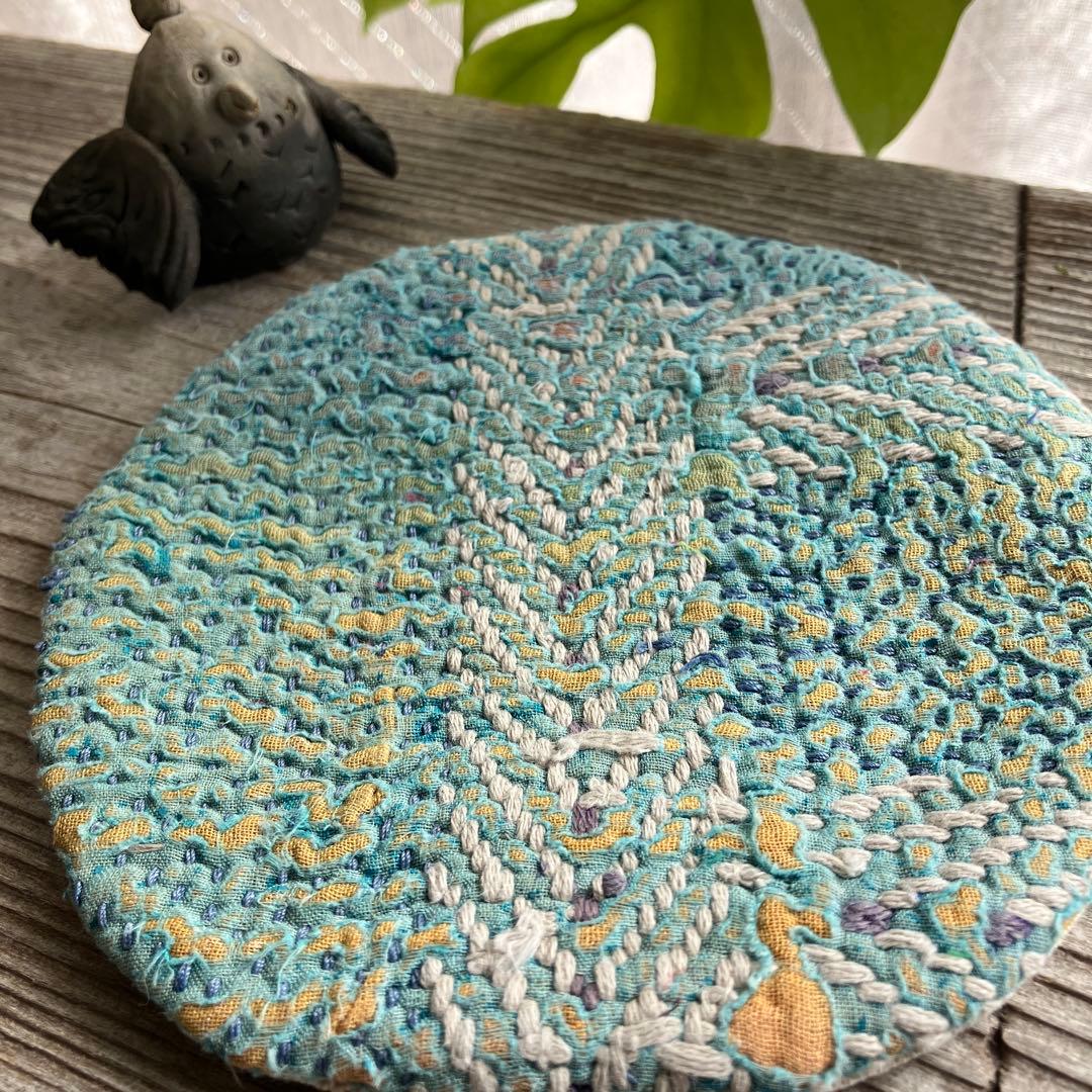 No.202 ヴィンテージカンタキルト(ラリーキルト)のマルチマット - メルカリ