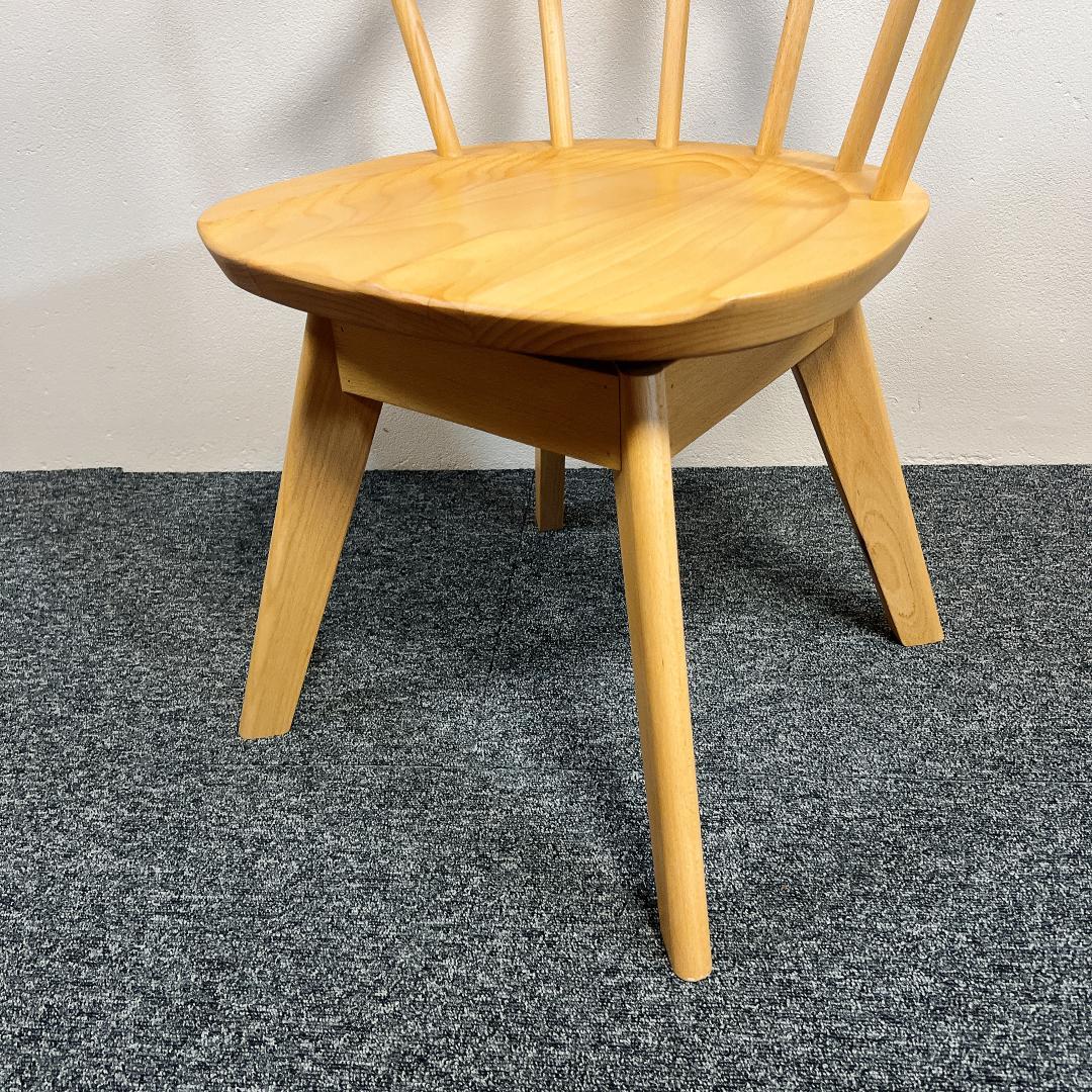 美品 ニトリ Nコレクション C-53（S） 360°回転 ダイニングチェア