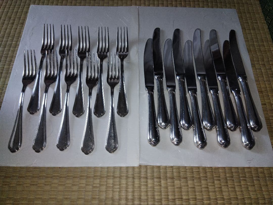 シルバー お肉専用、ナイフ、フォ−ク10個セット 貝印 正規品 旬 Classic ステーキナイフ＆フォークセット 580DM0400