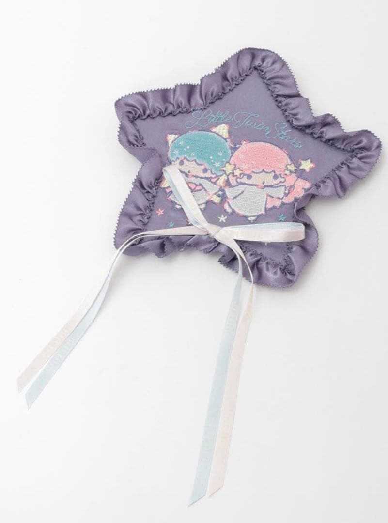 新品未使用 ピンクハウス リトルツインスターズ ワッペンブローチ