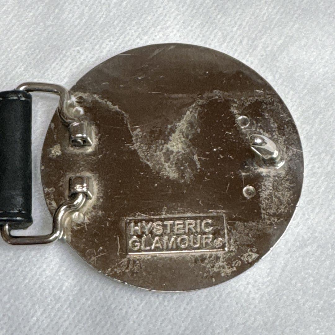 激レア ヒステリックグラマー サークルガールバックルレザーベルト