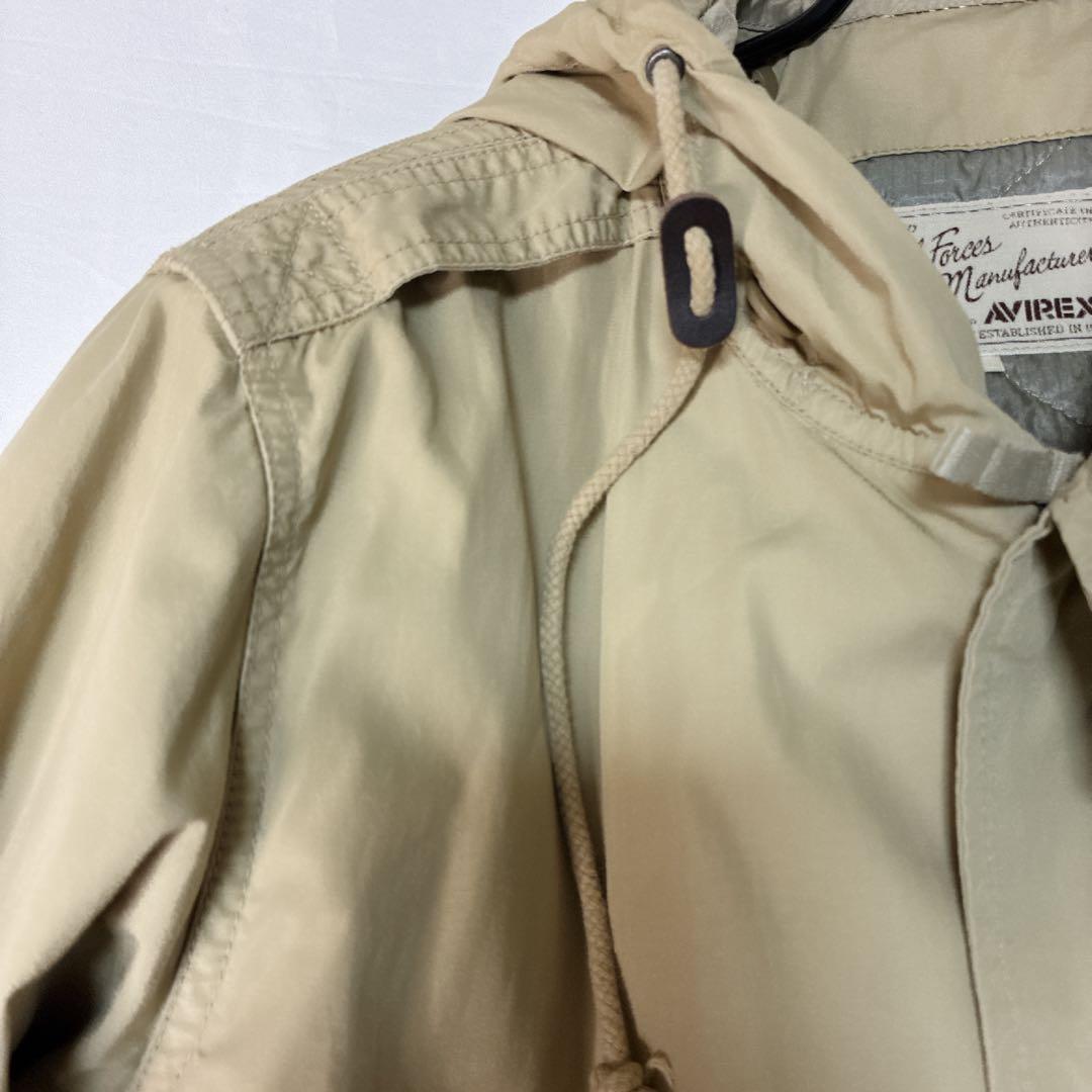 美品】AVIREX M-51 タイプ モッズコート L サンドカラー - メルカリ